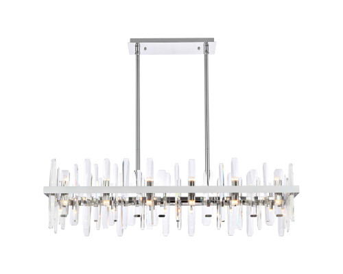 Elegant Chandelier - Chrome, L 42" (2200G42C)