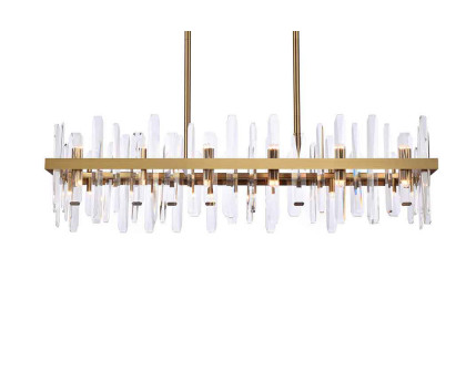 Elegant Chandelier - Satin Gold, L 42" (2200G42SG)