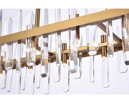 Elegant Chandelier - Satin Gold, L 42" (2200G42SG)