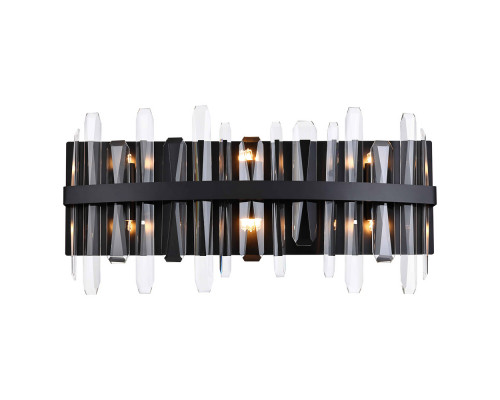 Elegant Wall Sconce - Black, L 24" (2200W24BK)