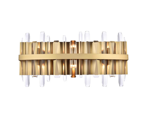 Elegant Wall Sconce - Satin Gold, L 24" (2200W24SG)