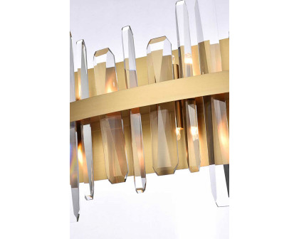 Elegant Wall Sconce - Satin Gold, L 24" (2200W24SG)