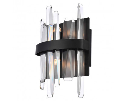 Elegant Wall Sconce - Black, L 8" (2200W8BK)