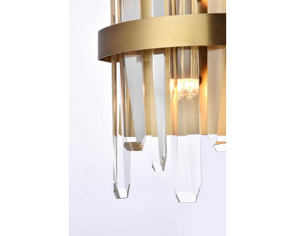 Elegant Wall Sconce - Satin Gold, L 8" (2200W8SG)