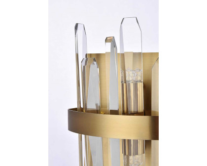 Elegant Wall Sconce - Satin Gold, L 8" (2200W8SG)