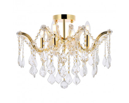 Elegant - Maria Theresa 4 Light Flush Mount