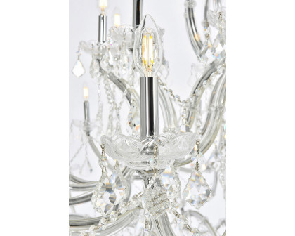 Elegant Maria Theresa 41 Light Chandelier - Chrome, L 96" (2800G120C-RC)