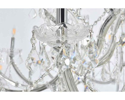 Elegant Maria Theresa 41 Light Chandelier - Chrome, L 96" (2800G120C-RC)