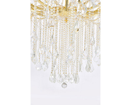 Elegant Maria Theresa 41 Light Chandelier - Gold, L 96" (2800G120G-RC)