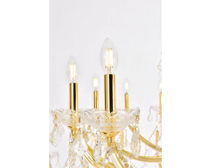 Elegant Maria Theresa 41 Light Chandelier - Gold, L 96" (2800G120G-RC)