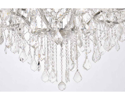 Elegant Maria Theresa 41 Light Chandelier - Chrome, L 44" (2800G44C-RC)