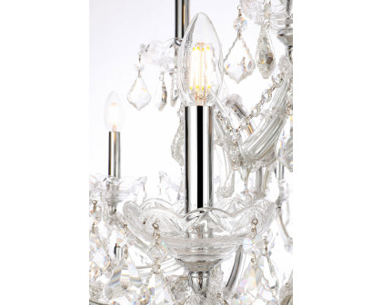 Elegant Maria Theresa 41 Light Chandelier - Chrome, L 52" (2800G52C-RC)