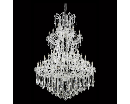 Elegant Maria Theresa 41 Light Chandelier - Chrome, L 54" (2800G54C-EC)