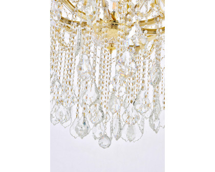 Elegant Maria Theresa 41 Light Chandelier - Gold, L 54" (2800G54G-RC)