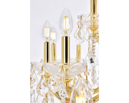 Elegant Maria Theresa 41 Light Chandelier - Gold, L 54" (2800G54G-RC)