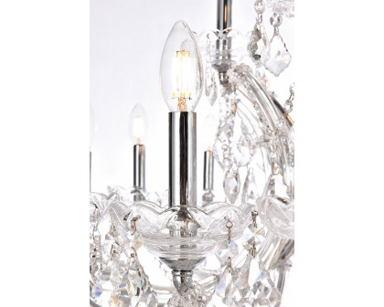 Elegant Maria Theresa 41 Light Chandelier - Chrome, L 60" (2800G60C-RC)