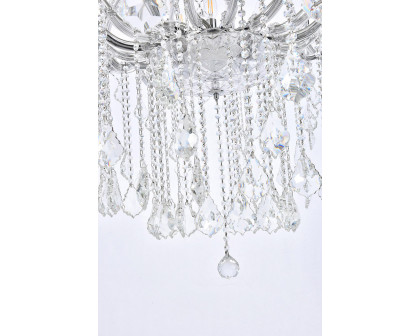 Elegant Maria Theresa 41 Light Chandelier - Chrome, L 72" (2800G72C-RC)