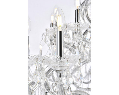 Elegant Maria Theresa 41 Light Chandelier - Chrome, L 72" (2800G72C-RC)