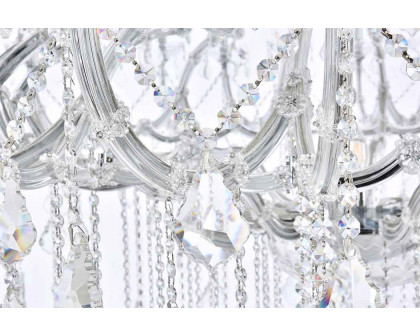 Elegant Maria Theresa 41 Light Chandelier - Chrome, L 72" (2800G72C-RC)