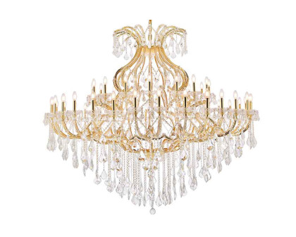 Elegant Maria Theresa 41 Light Chandelier - Gold, L 72" (2800G72G-RC)