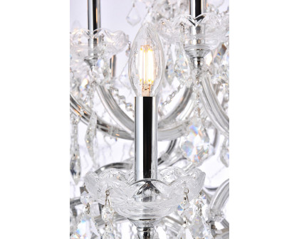 Elegant Maria Theresa 41 Light Chandelier - Chrome, L 72" (2800G96C-RC)