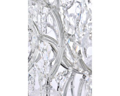 Elegant Maria Theresa 41 Light Chandelier - Chrome, L 72" (2800G96C-RC)