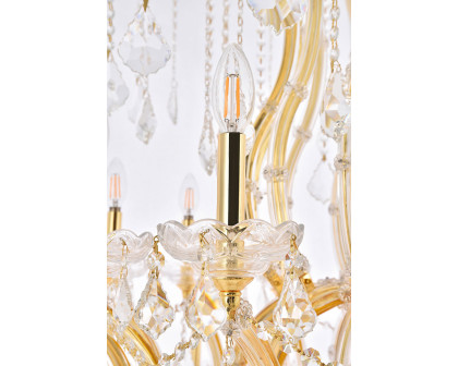 Elegant Maria Theresa 41 Light Chandelier - Gold, L 72" (2800G96G-RC)