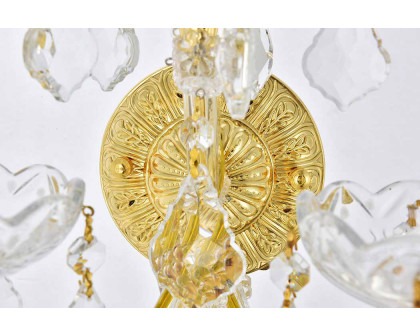 Elegant Maria Theresa 2 Light Wall Sconce - Gold, L 19" (2800W3G-RC)