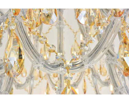 Elegant Chandelier - Chrome/Golden Shadow (2803G120C-GS-RC)