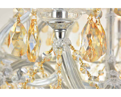 Elegant Chandelier - Chrome/Golden Shadow (2803G120C-GS-RC)