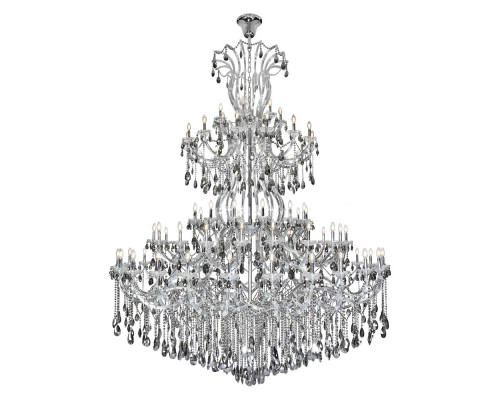 Elegant Chandelier - Chrome/Silver Shade (2803G120C-SS-RC)