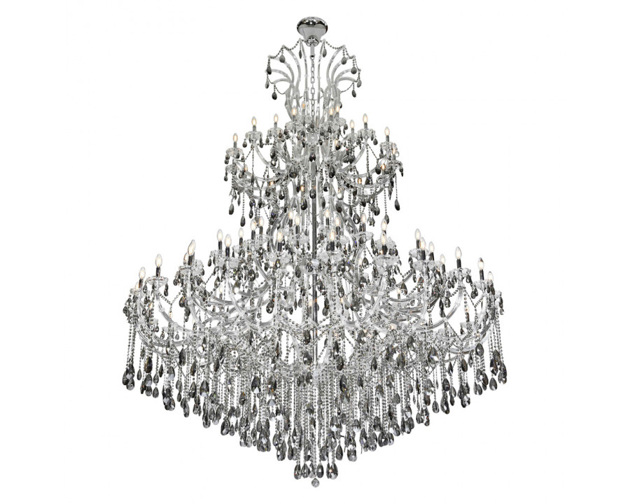 Elegant Chandelier - Chrome/Silver Shade (2803G120C-SS-RC)