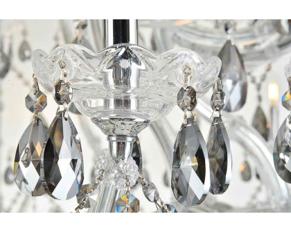 Elegant Chandelier - Chrome/Silver Shade (2803G120C-SS-RC)