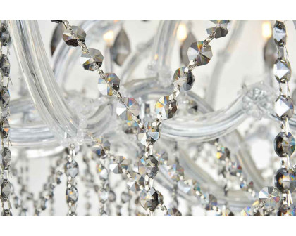 Elegant Chandelier - Chrome/Silver Shade (2803G120C-SS-RC)