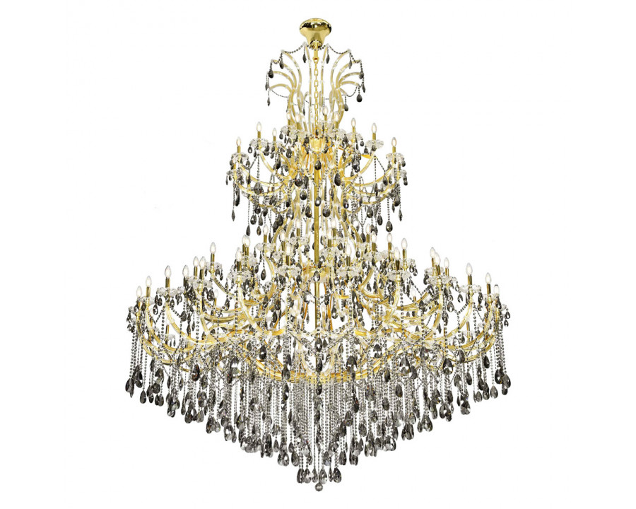 Elegant Chandelier - Gold/Silver Shade (2803G120G-SS-RC)