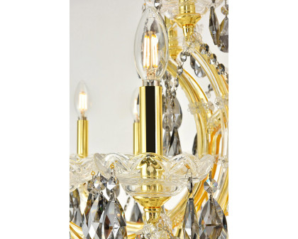 Elegant Chandelier - Gold/Silver Shade (2803G120G-SS-RC)