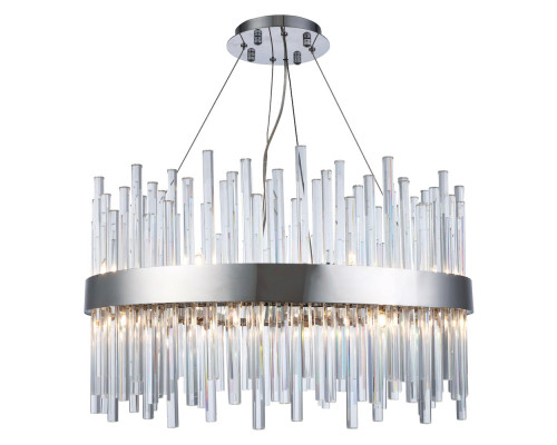 Elegant Chandelier - Chrome, L 25" (3000D25C)