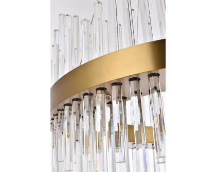 Elegant Chandelier - Gold, L 25" (3000D25G)