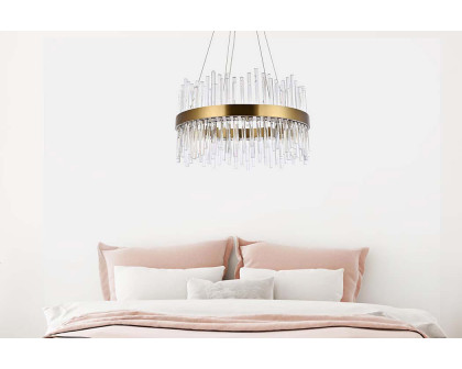 Elegant Chandelier - Gold, L 25" (3000D25G)