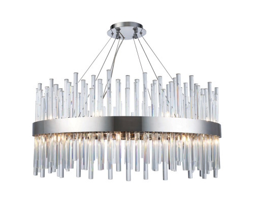 Elegant Chandelier - Chrome, L 32" (3000D32C)