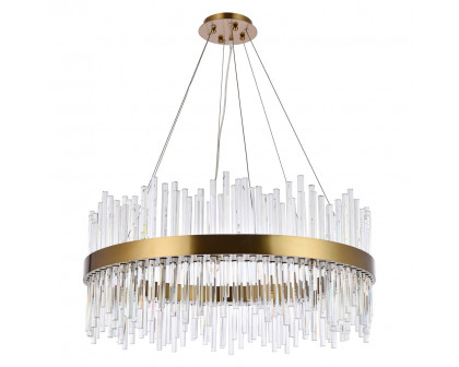 Elegant Chandelier - Gold, L 32" (3000D32G)