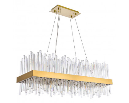 Elegant Chandelier - Gold, L 36" (3000G36G)