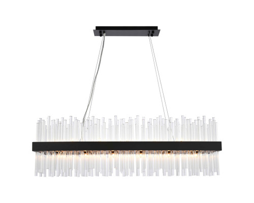 Elegant Chandelier - Black, L 42" (3000G42BK)