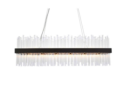 Elegant Chandelier - Black, L 42" (3000G42BK)