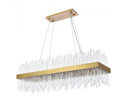 Elegant Chandelier - Satin Gold, L 42" (3000G42SG)