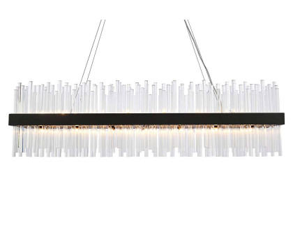 Elegant Chandelier - Black, L 48" (3000G48BK)