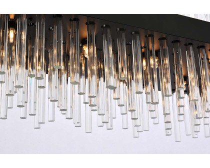 Elegant Chandelier - Black, L 48" (3000G48BK)