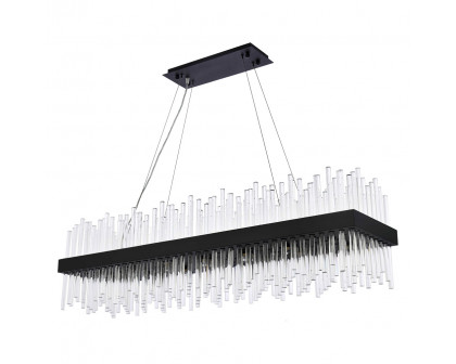 Elegant Chandelier - Black, L 48" (3000G48BK)