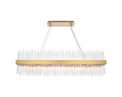 Elegant Chandelier - Satin Gold, L 48" (3000G48SG)