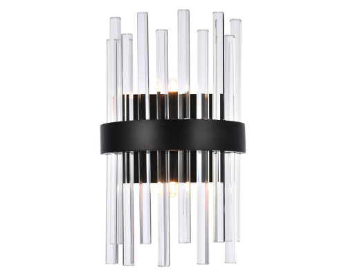 Elegant Wall Sconce - Black (3000W8BK)